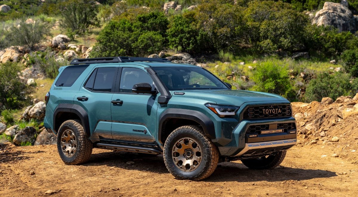 025 Toyota 4Runner Trailhunter off-road with factory armor