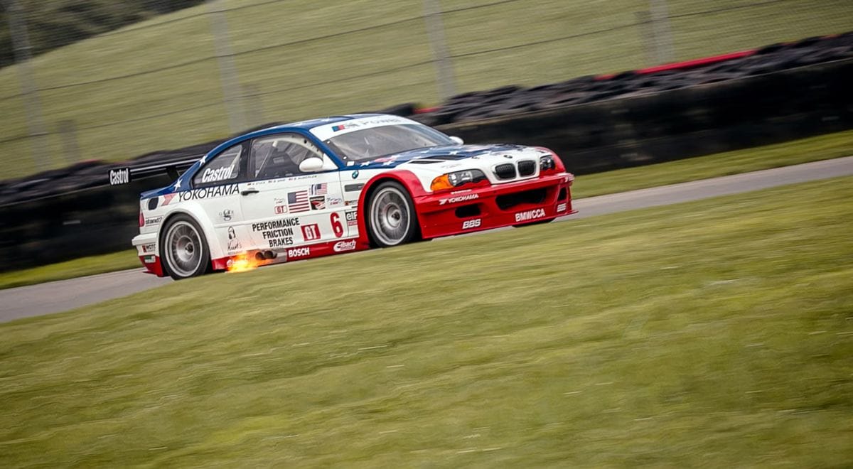 BMW M3 GTR from 2001 ALMS race series.