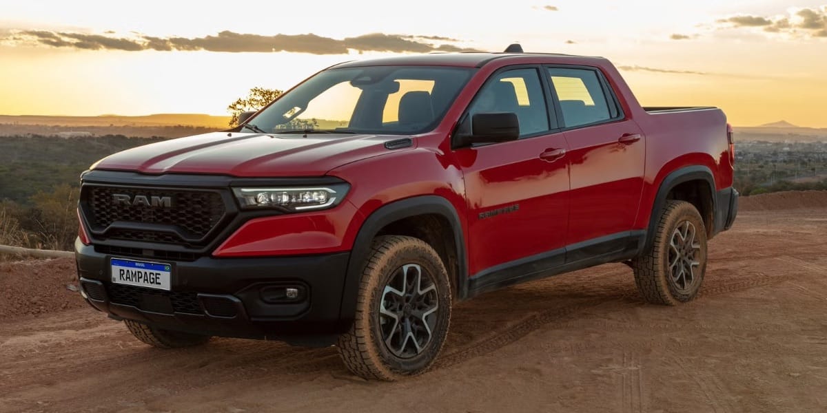 Ram Rampage sitting on a dirt trail